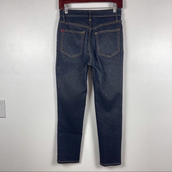 BDG Glitter Button Fly High Waisted Skinny Jeans Women’s Size 27 - Picture 6 of 10